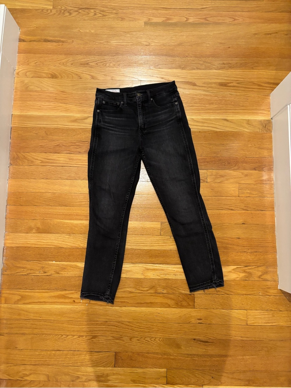 GAP Women's Vintage Slim High Rise Blackwash Jeans